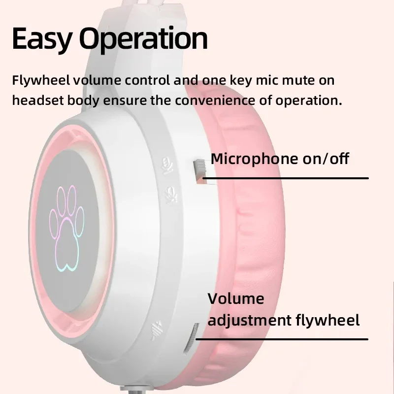 Auriculares para juegos con oído, auriculares para ordenador y PC, con micrófono, cancelación de ruido, com fio USB, enchufe de 3,5mm P