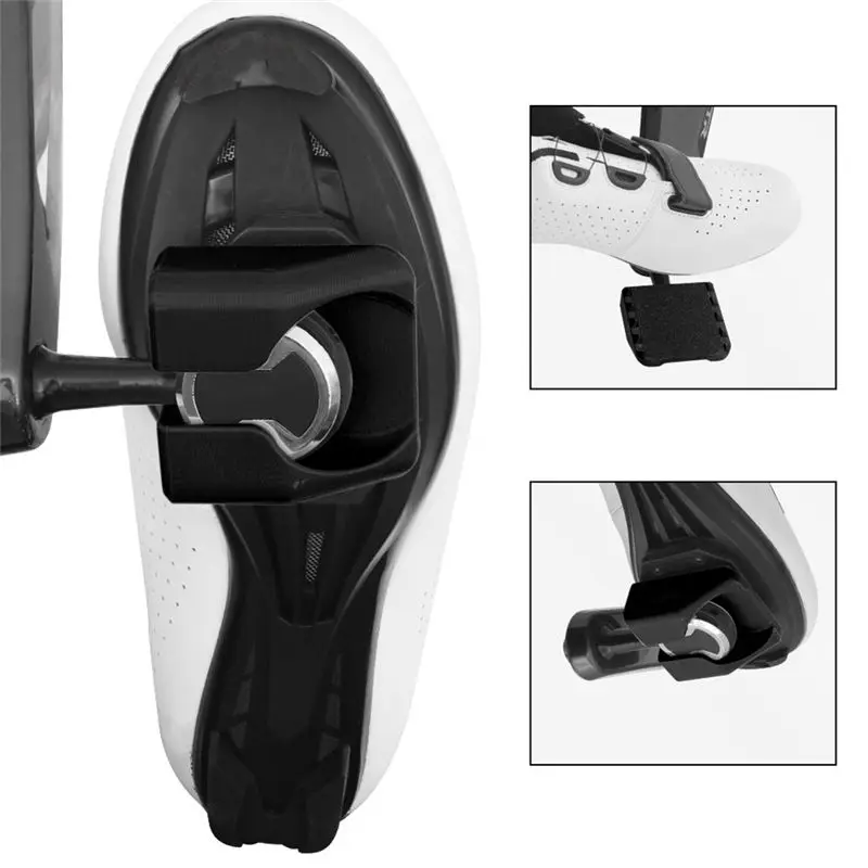2PCS Bike Bicycle Part Cycling Pedals For WAHOO Speedplay Flat Step Converter Self-Locking To Ultralight Pedal Cover-A00E - view 3