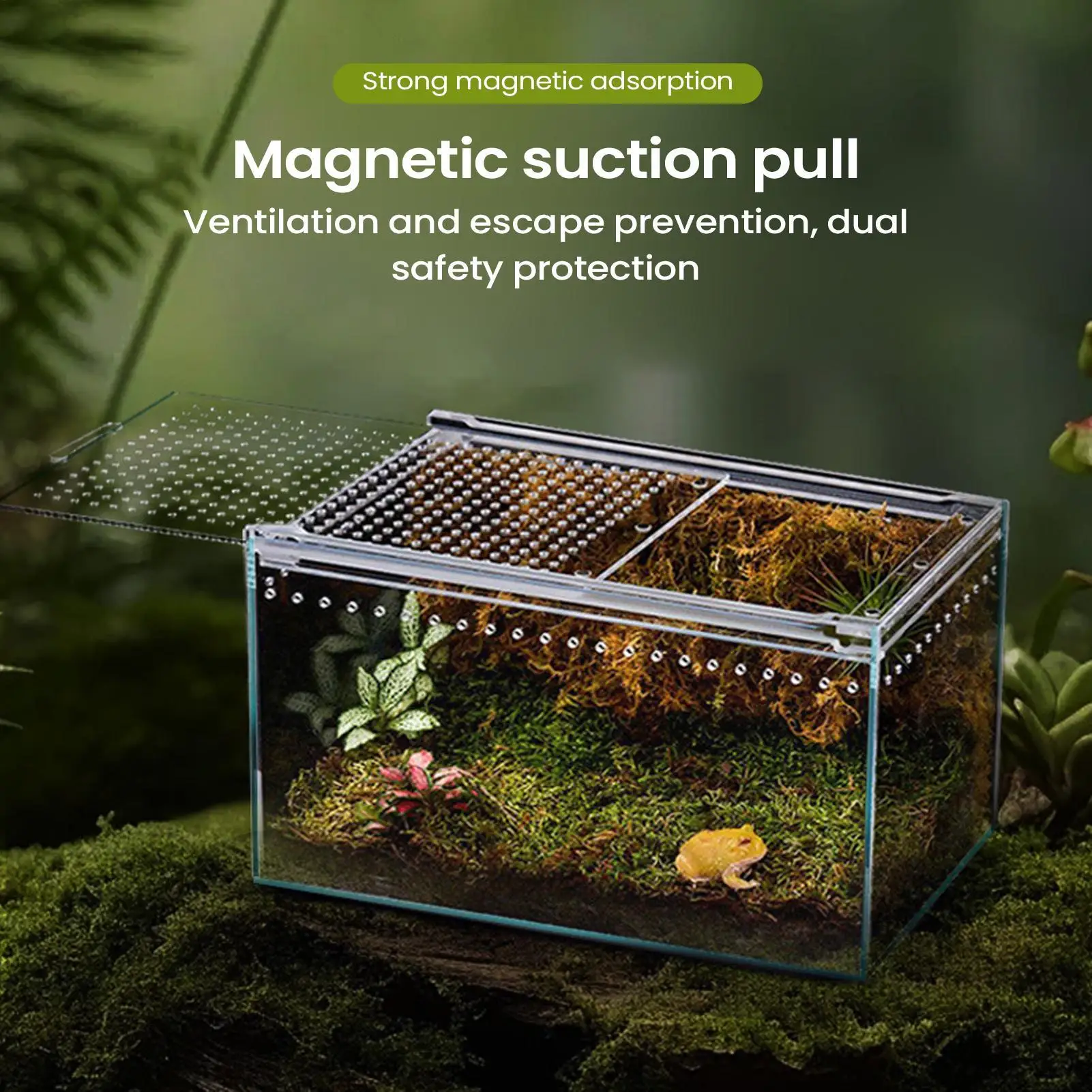 Spider Enclosure Transparent Reptile Enclosure Snake Terrarium for Gecko Snake Frog Chameleon Toddler Chair Safety Net