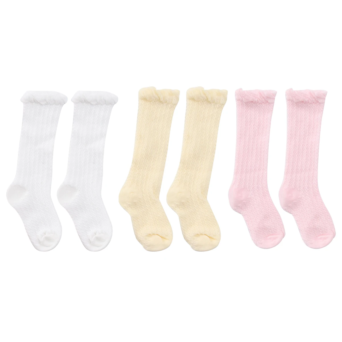 

Summer Mosquito-repellent Socks Kids Stockings Baby Long Cotton Anti-slip Elastic Soft Breathe Mesh Hole Design Spring Autumn