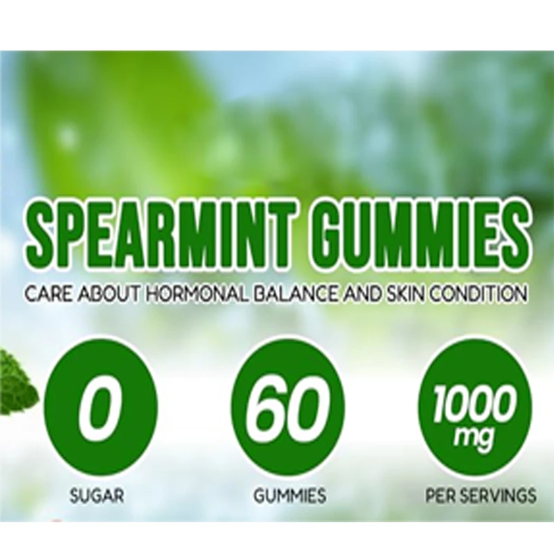 Mint Leaf Extract 1000mg Soft Candy - Vanilla Mint with High Strength Plant Extract for Daily Balance and Digestive Comfort