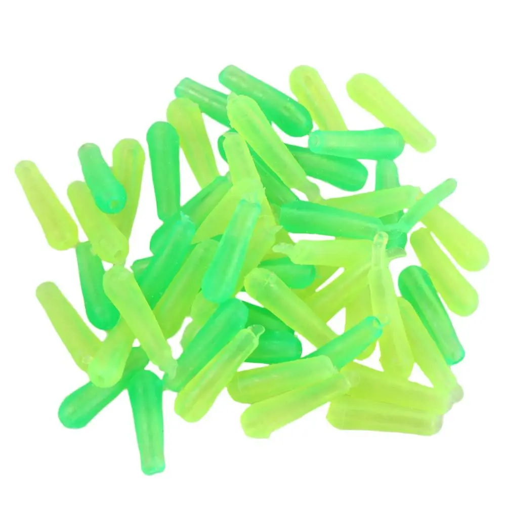 

100pcs Rubber Fishing Floating Seat Soft Green Rubber Fishing Drift Seat Hollow Fishing Float Rest Outdoor Carp Fishing
