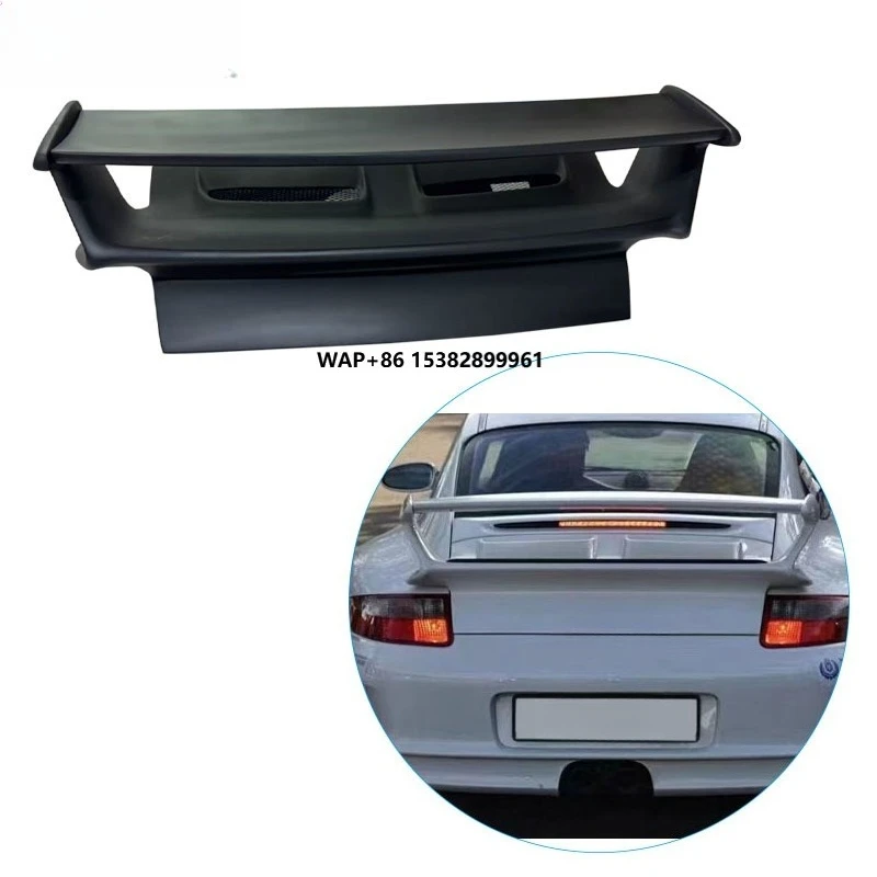 

For 911 997 Fiberglass Rear Ducktail Spoiler Fiberglass Spoiler GT3 Style FRP Primer Wing