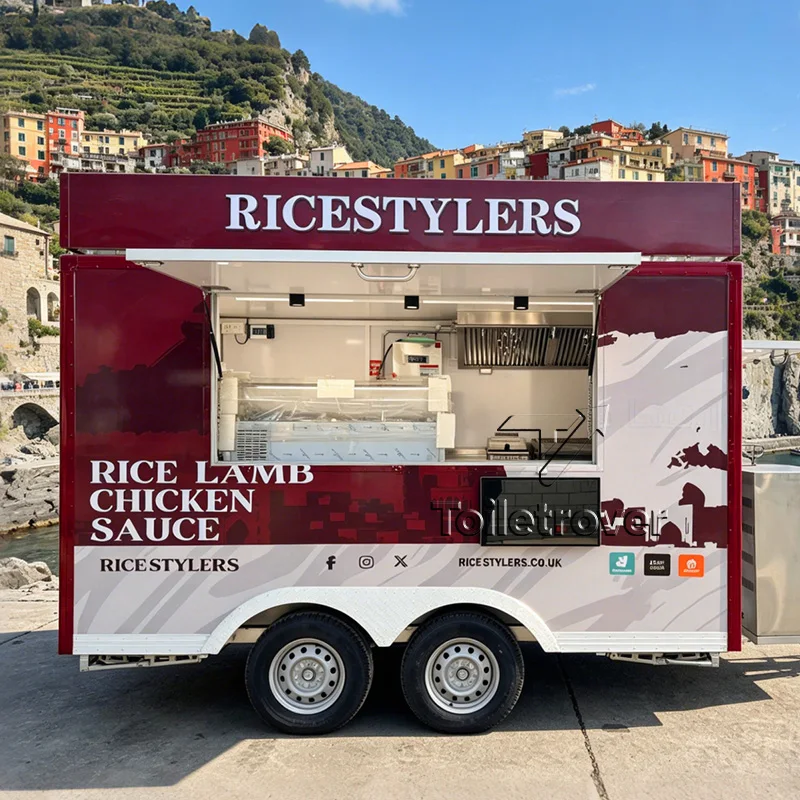 

Medium Trailer Mobile Food Cart Trailer Commercial Food Truck Fast Food Truck Outdoor Mobile Food Truck for Sale