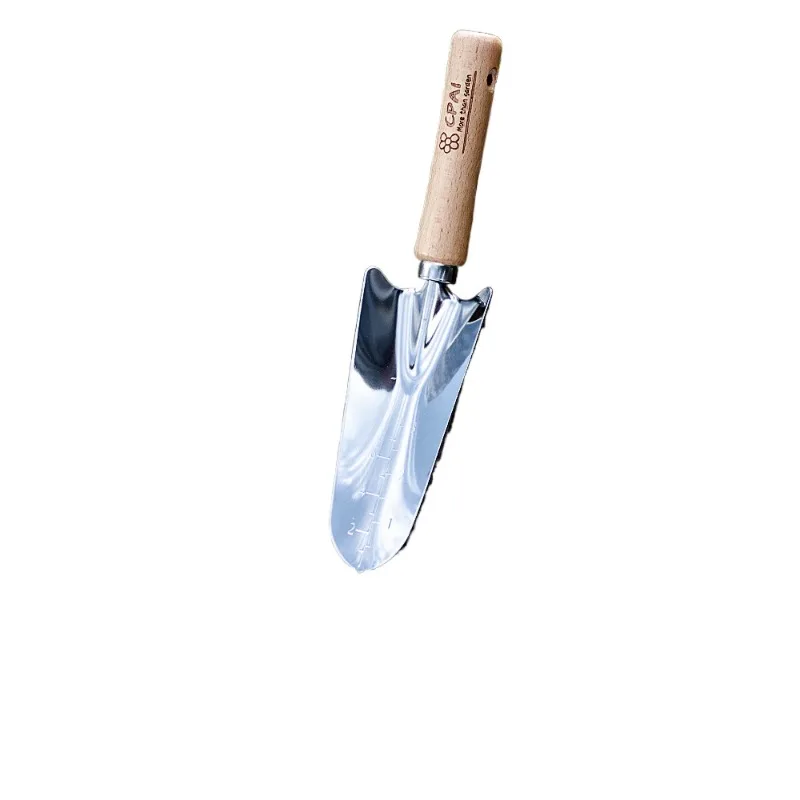 

Stainless steel gardening tool set, vegetable planting, flower shovel, household succulent digging potted plant three-piece set