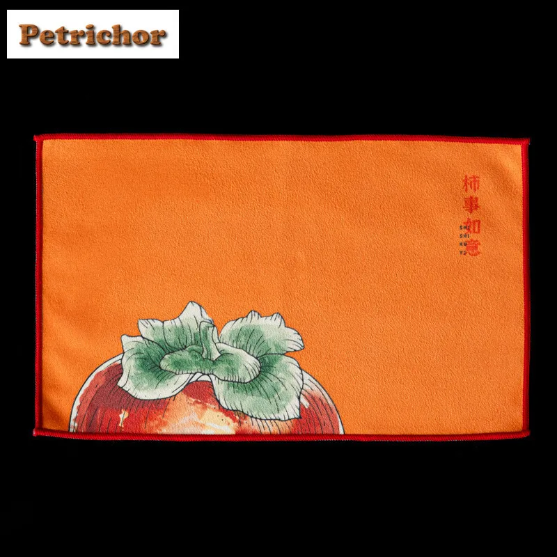 

Чайное полотенце Persimmon Ruyi Distant Hills, винтажное теплоизолированное полотенце для посуды, кухонные салфетки, тканевые предметы, ремесло