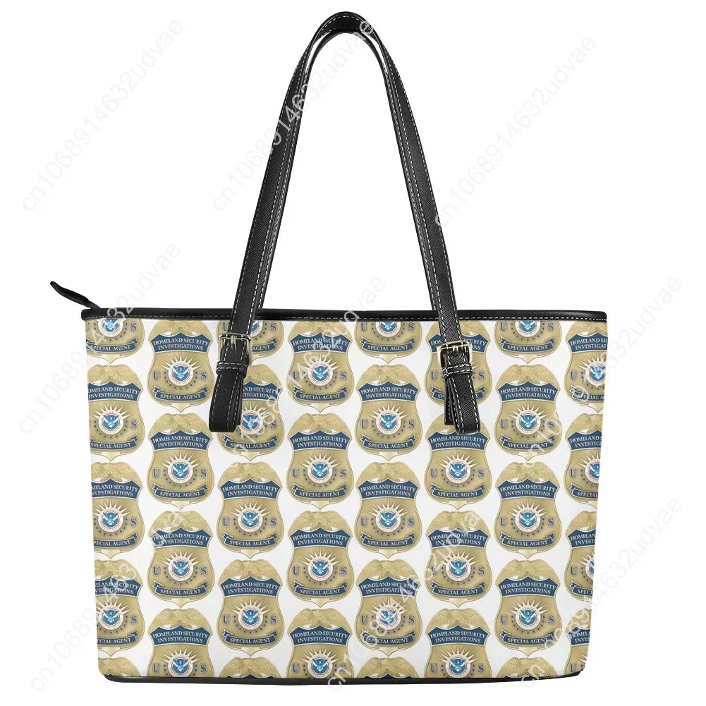 Homeland Security Investigations Handbag Womens Mens Personalized Tote Bag Fashion Shoulder Bag Commuter Grocery Bag Gift
