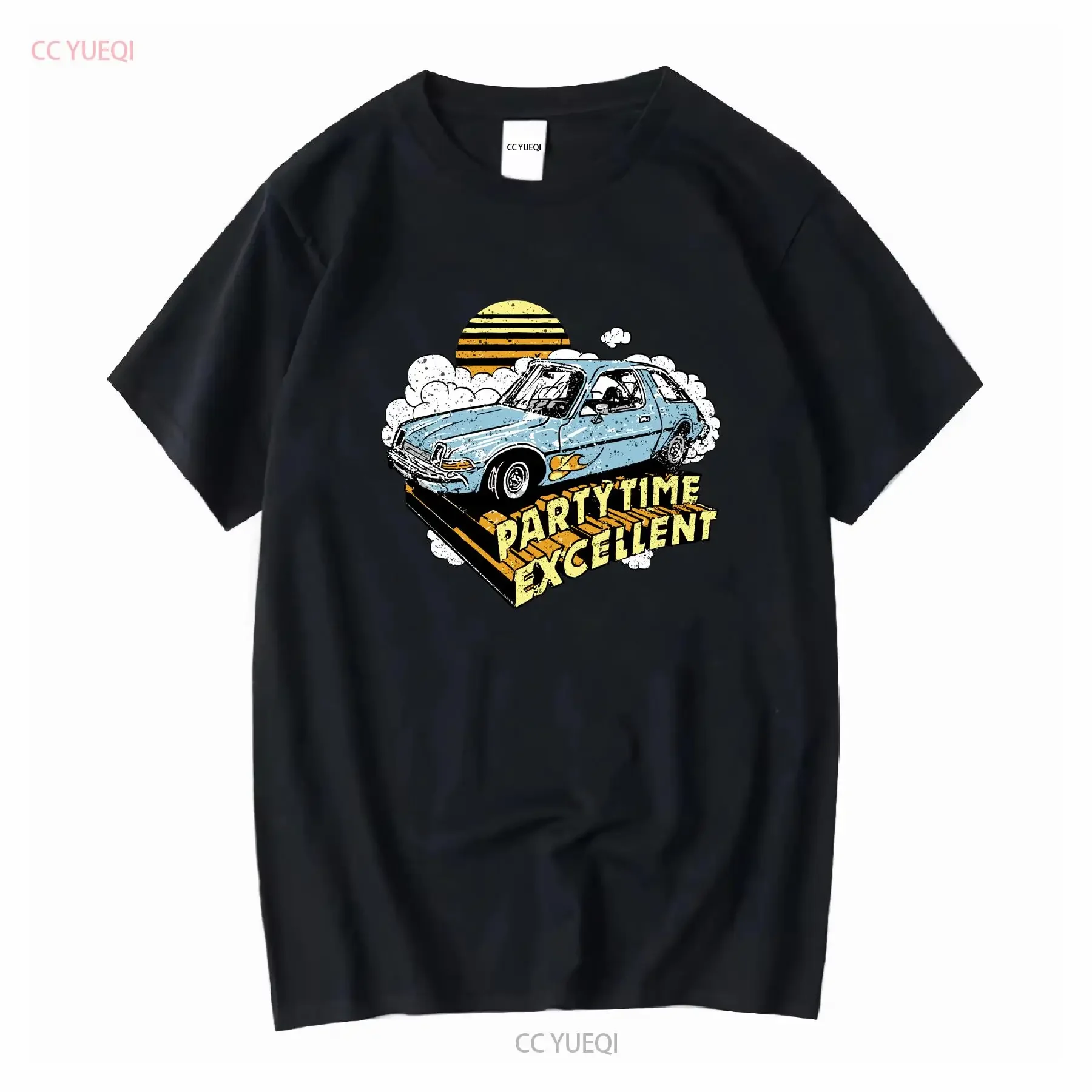 Wayne's World T Shirt Party Time Excellent culte film classique années 90 Vintage Waynes hommes vintage lavé respirant streetwear