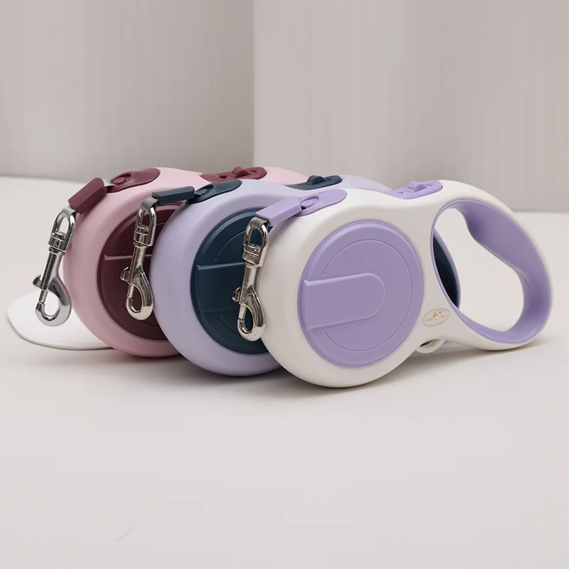 Correa para perro de 5m, Collar de ruleta retráctil para accesorios para perros pequeños y medianos, cuerda ajustable duradera para caminar, senderismo, Bulldog