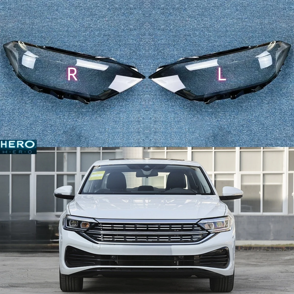 

For Volkswagen Vw Sagitar 2022 2023 Headlight Lampshade Transparent Headlight Lens Headlamp Housing Cover Lens Light Protection