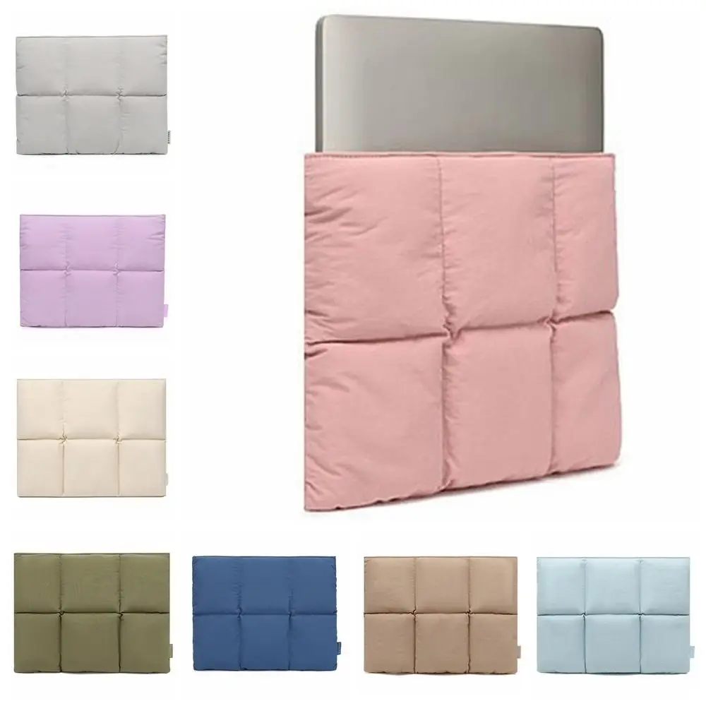 

14 16 inch Pillow Laptop Sleeve Automatic Close Puffy Notebook Storage Bag Large Capacity Water Resistant Carrying Case