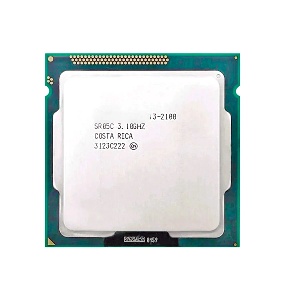 Used Core i3 2100 Processor 3.1GHz Dual Core LGA 1155 Desktop CPU i3-2100 2-Core