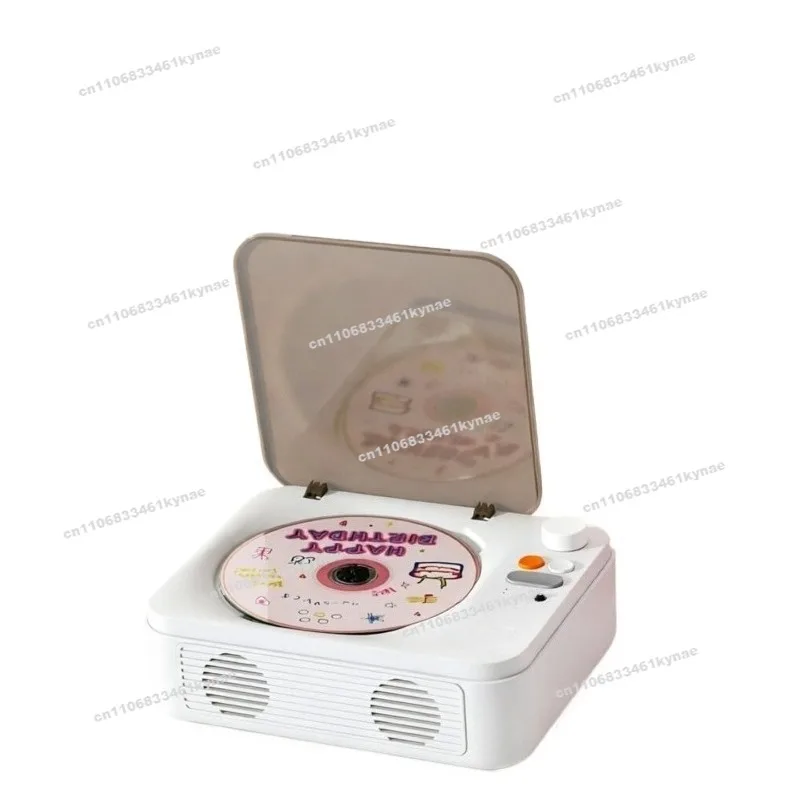 For Portable CD Player Walkman Album CD Player Disc Retro Bluetooth Speaker High Sound Quality