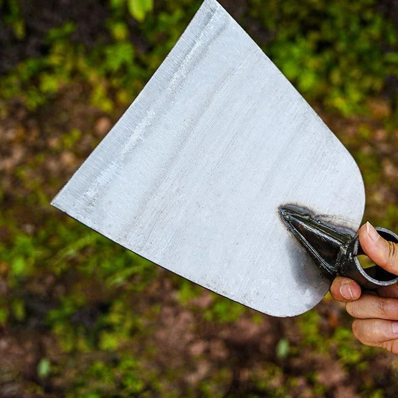 1Pcs Thickened Stainless Steel Hoe Weed Remover Weeding Hoe For Planting Vegetable Loosening Soil Outdoor Gardening Tools