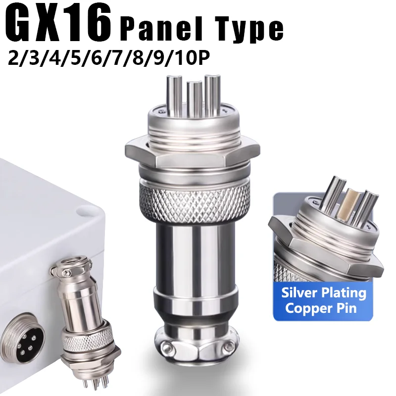 5Pcs GX16 2 3 4 5 6…