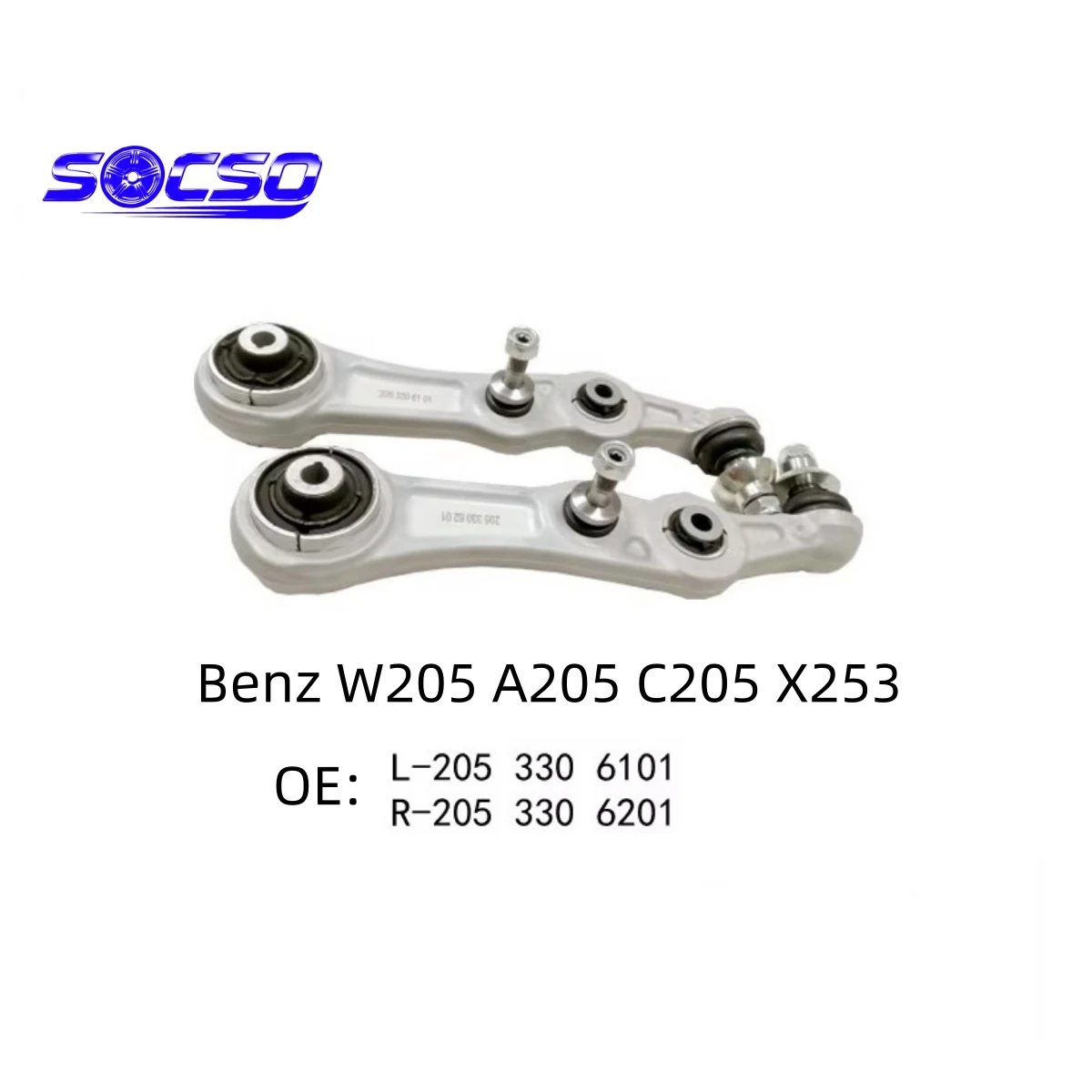

Передний нижний прямой рычаг подвески для Mercedes-Benz 2WD W205 C205 A205 S205 C257 W213 C238 A238 S213 2053306201 2053305901 A2053306101