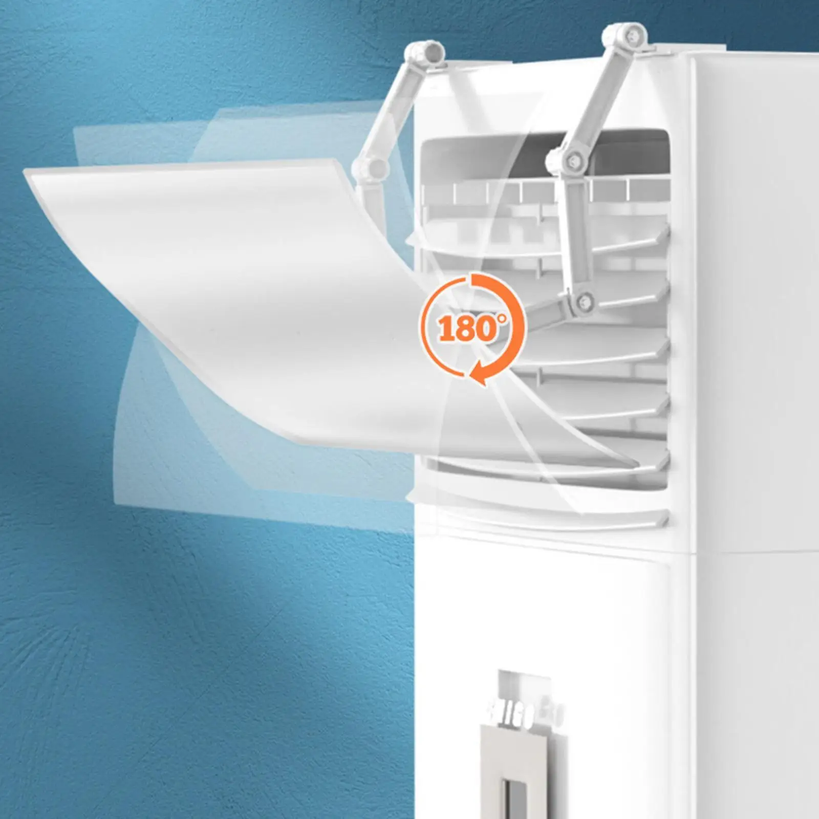 

Air Conditioner Vent Deflector Vent Diverter Adjustable Household Anti Direct Blowing for Hotel Home Office Cooling Fan Library