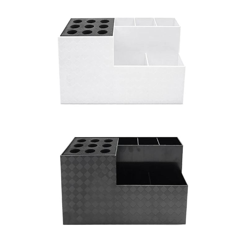 

ABVJ-White Scissor Non-Slip Storage Rack Ultra Light Hair Tool Organizer Hair Dryer Barber Tool Hairdressing Tool Organizer