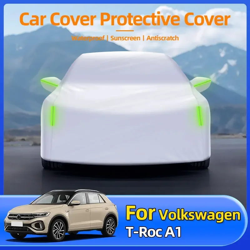 

For Volkswagen T-Roc A1 2025 Car Cover Outdoor Protection Full Exterior Snow Dustproof Waterproof All Weather Protection Cover