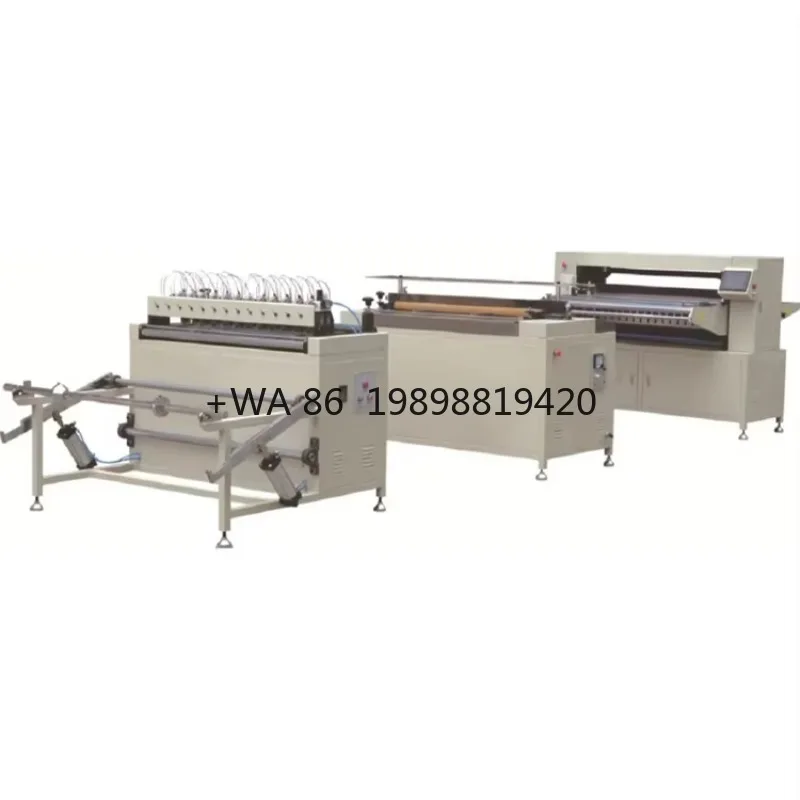 Máquina plisada Fabricante de rebobinadora de corte Papel de cuchillo completamente automático