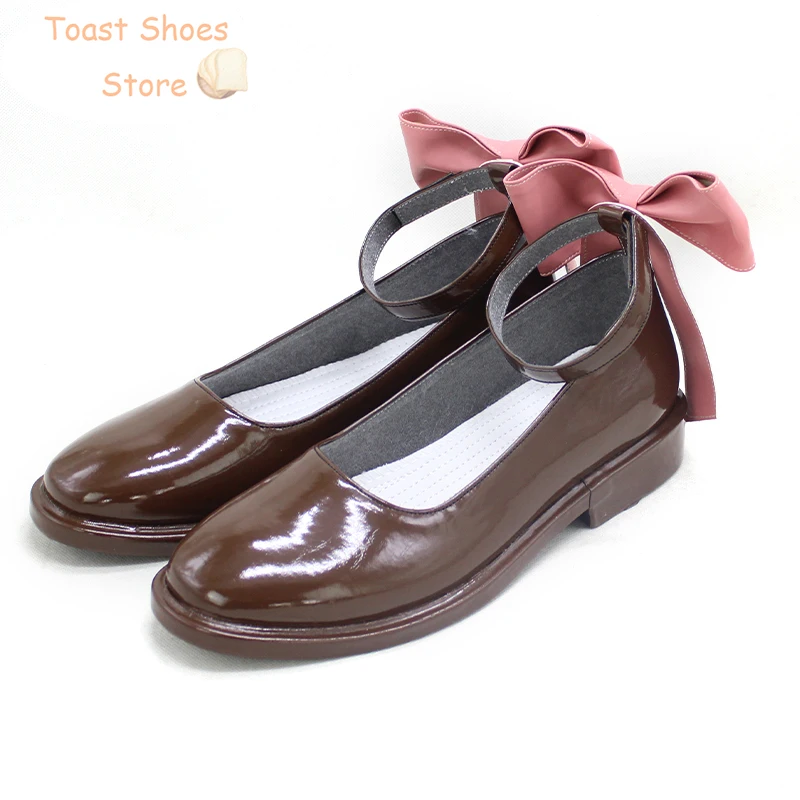 Hakui Koyori scarpe Cosplay Vtuber Cosplay scarpe in pelle PU stivali di carnevale di Halloween Prop Costume Prop