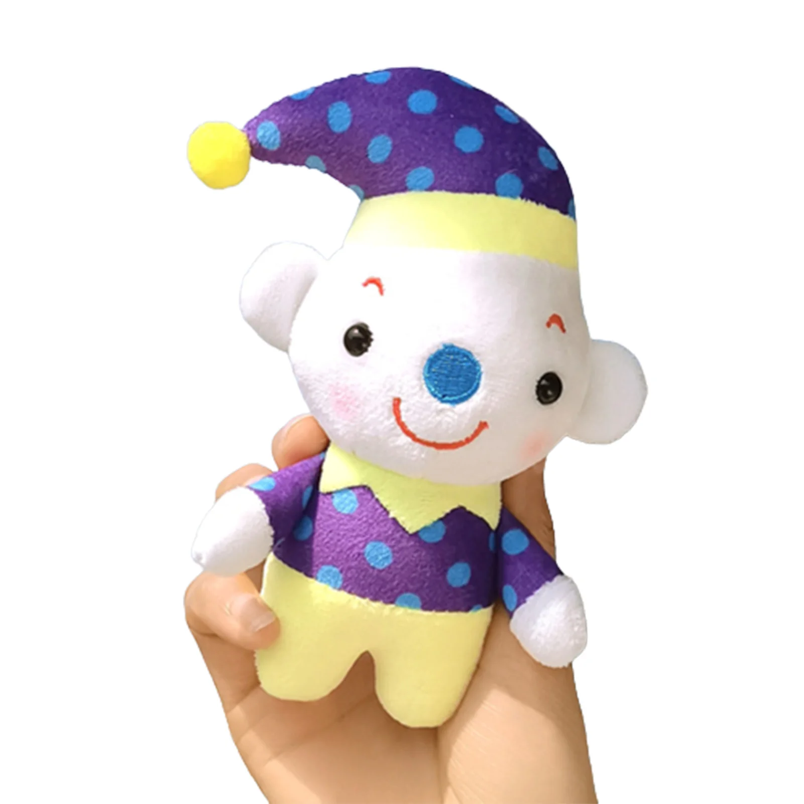 

Плюшевый мультяшный цирковой клоун, мягкая кукла, школьный рюкзак, аксессуары, подвеска для детей