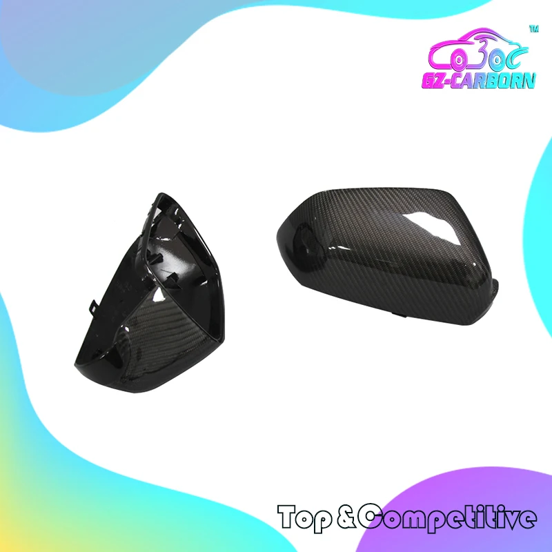 

Accessory ABS+Carbon Fiber Mirror Cover for Skoda Octovia 07 08 09 10 11 VW Polo 2007 Replacement Style Body Side Rearview Caps