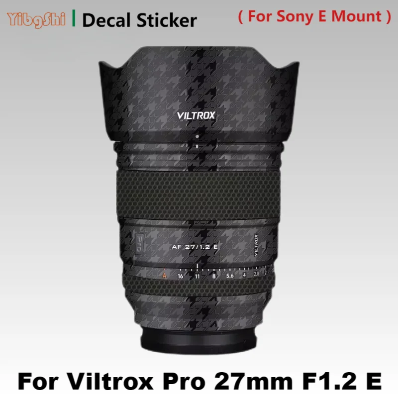 

For Viltrox Pro 27mm F1.2 E ( For Sony E Mount ) Decal Skin Camera Lens Sticker Vinyl Wrap Film Protector Coat AF 27 1.2 F/1.2