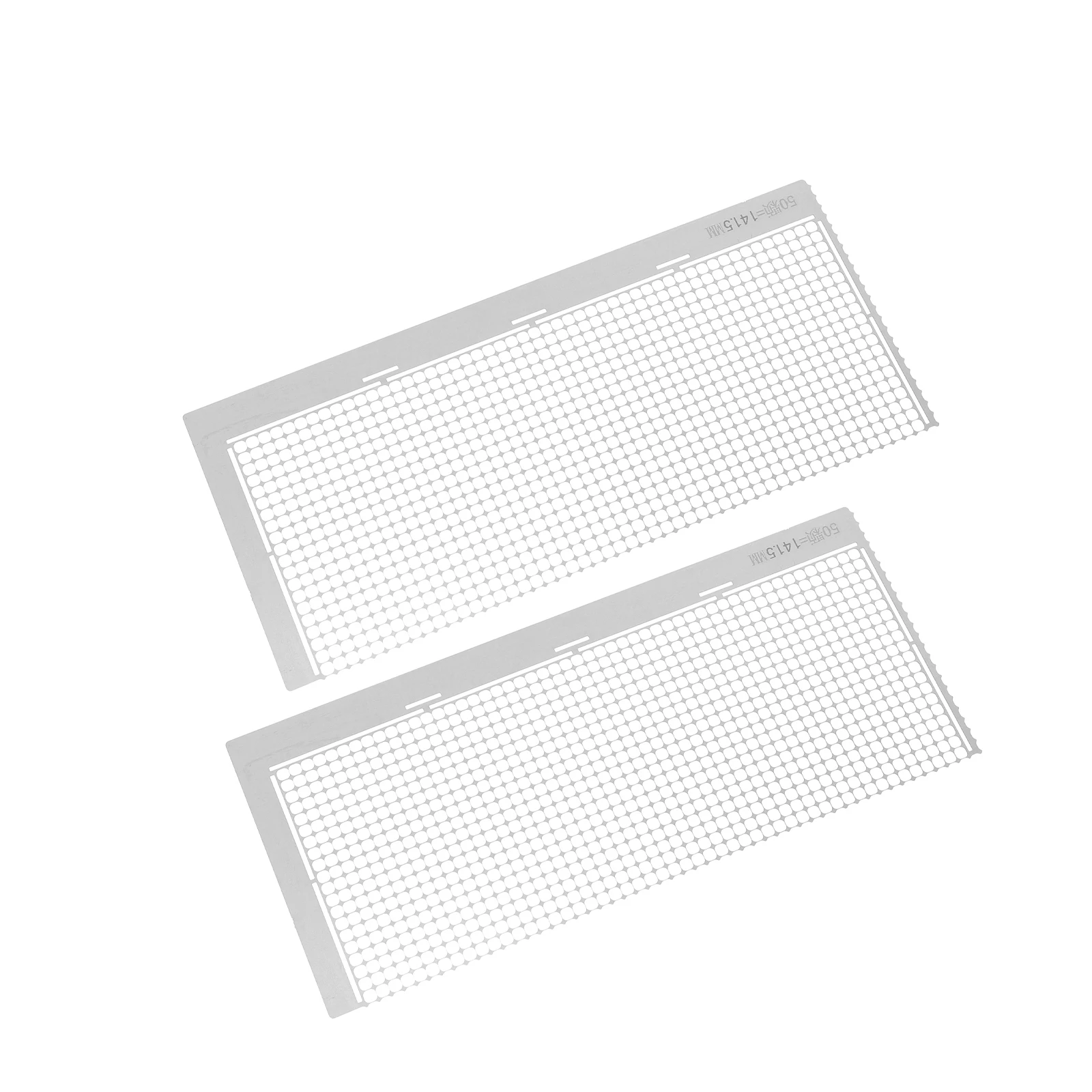 

2Pcs Metal Precision Ruler for Diamond Art Grid Positioning Drawing Fix Tool Craft Enthusiasts Essential Diamond Art Ruler