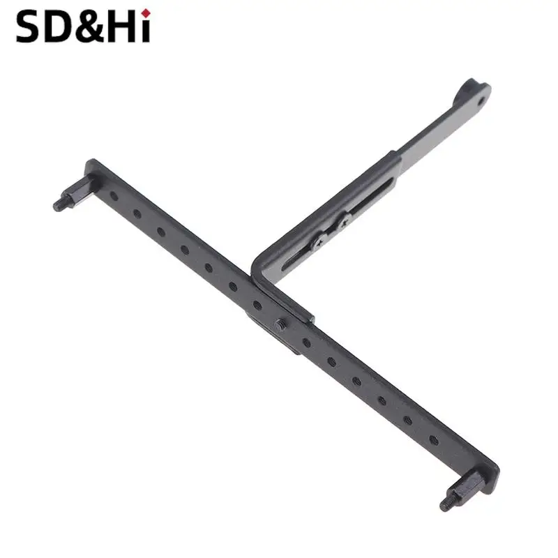 Staffa nera 1Pc utilizzata per Rack per schede grafiche con Pad in gomma supporto per schede GPU compatibile con schede madri ATX/E-ATX