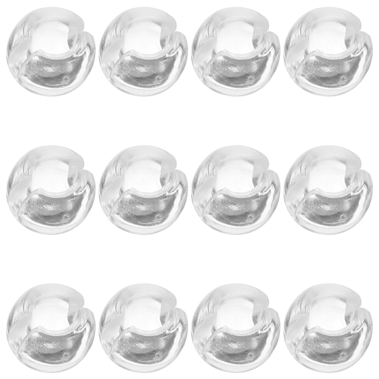 

12pcs Roller Shades Bead Chain Crimp Stop Clear Beaded Chain Stop Blind Control Chain Ball Stoppers Blinds Bead Accessories