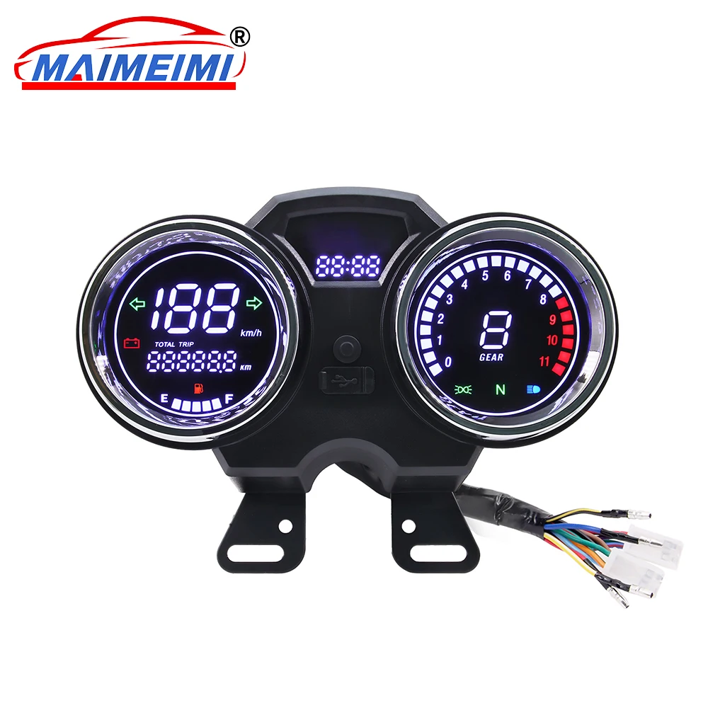 

Digital Meter LED Speedometer Motorcycle Instrument For Suzuki GN125 GN150 GN 125 EN125 GSX125 QS125 Yes125
