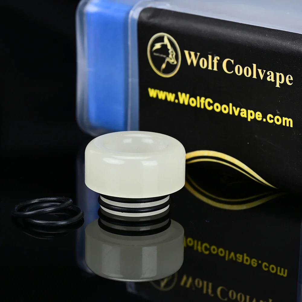 3pcs/box wolfcoolvape 810 drip tip Custom Drip Tips Drip tip mouthpiece Luminous color for Vapes Tanks rda rta