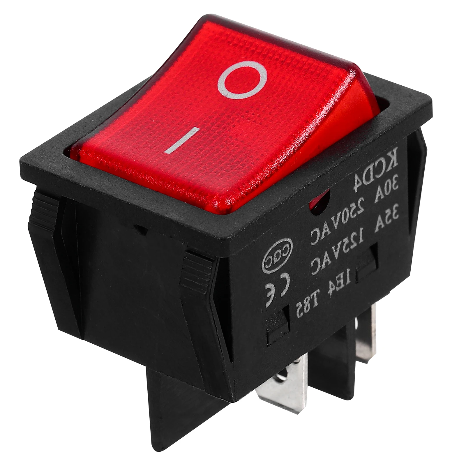 

Rocker Switch Light 4 Position Toggle 30A 250V Heavy Duty Marine Toggle Switch Marine Boat Car Auto Replacement
