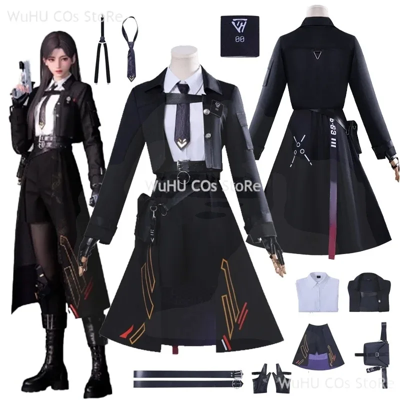 CyGame Love And DeepSpace 플레이어 코스프레 파이팅 유니폼 코스프레 여성 Mc 의상 의상 가발 옷 할로윈 파티 커플 의상