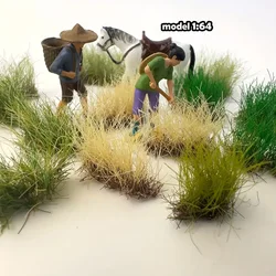 1.2cm Irregular Hand-Tear Grass Clusters, 3D Modeling Scenes, Realistic Terrain Model Kit, Faux Moss for Train, 1.2cm