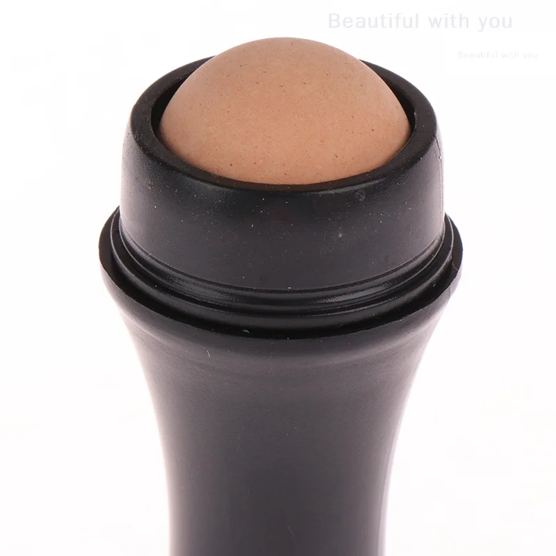 1Pcs Facial Oil Absorbing Roller Volcanic Stone Ball Oil Removing Rolling Ball