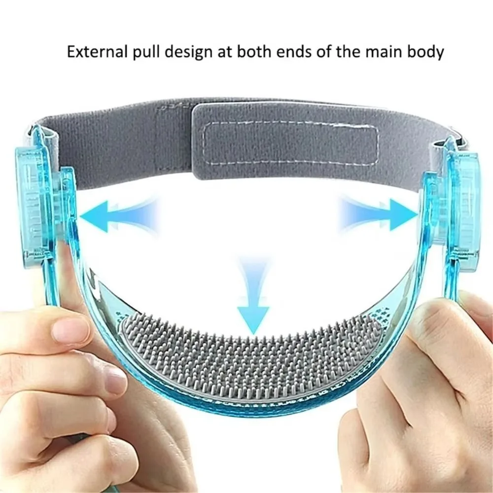 Posture Correction TPU Neck Brace Foldable Adjustable Cervical Collar Silicone Chin Pad Neck Correction Home