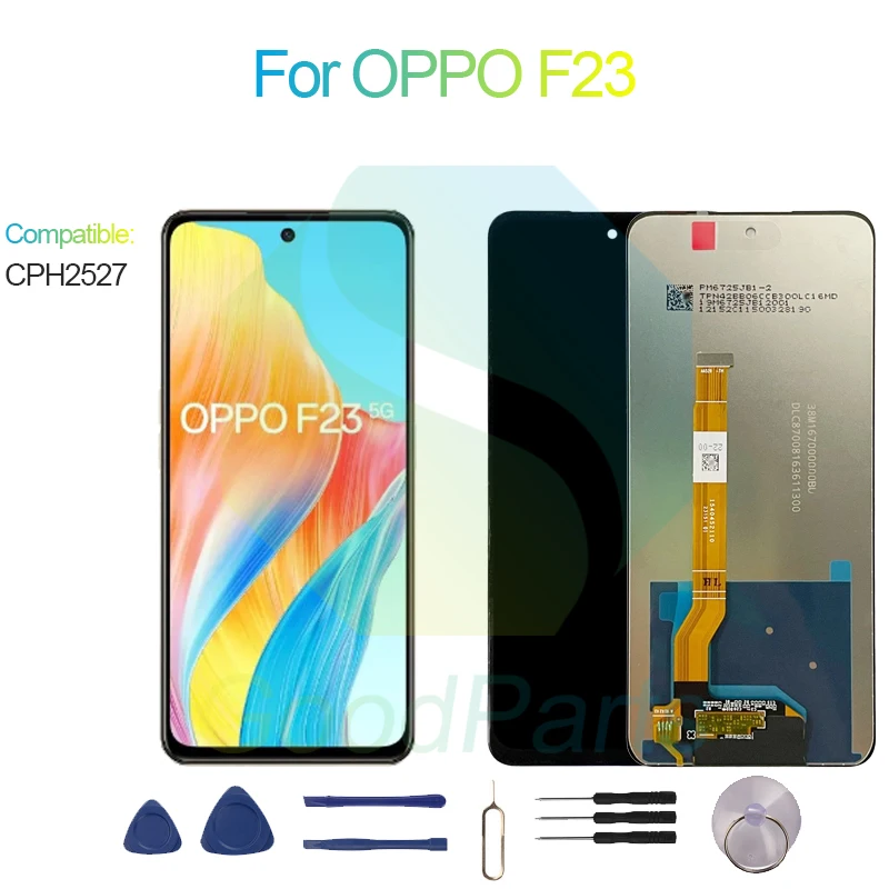 

For OPPO F23 LCD Display Screen 6.72” CPH2527 F23 Touch Digitizer Assembly Replacement