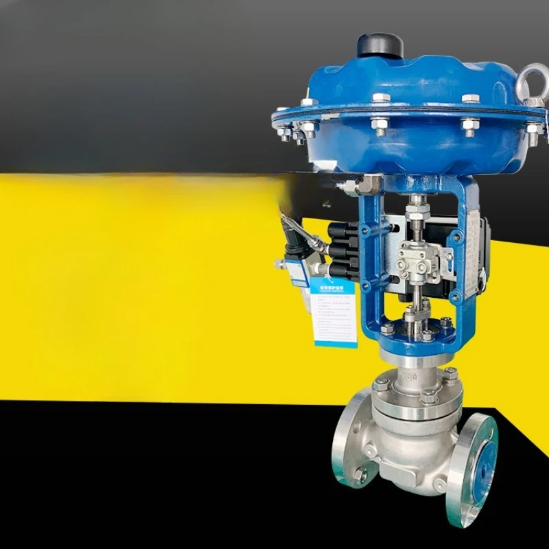 

Stainless steel pneumatic control valve, membrane single seat steam control valve, small membrane flange cut off