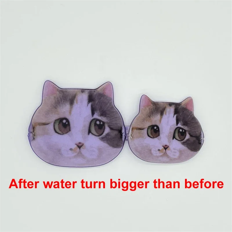 1pc Cute Cat Cosmetic Puff Air Cushion Powder Puff Makeup Cotton Candy Sponge Soft Leather Clip Wet Dry Use Makup Sponge Tools