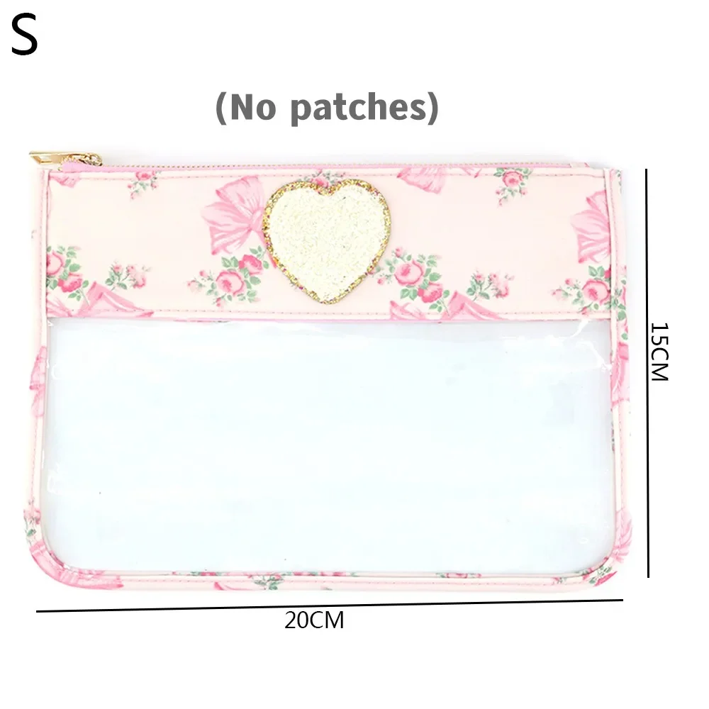 Flowers Bow Printed Nylon Waterproof Travel Make up Pouch Bags Backpack Tote bag Duffle Bag Fanny Pack for Women Girl Ladies