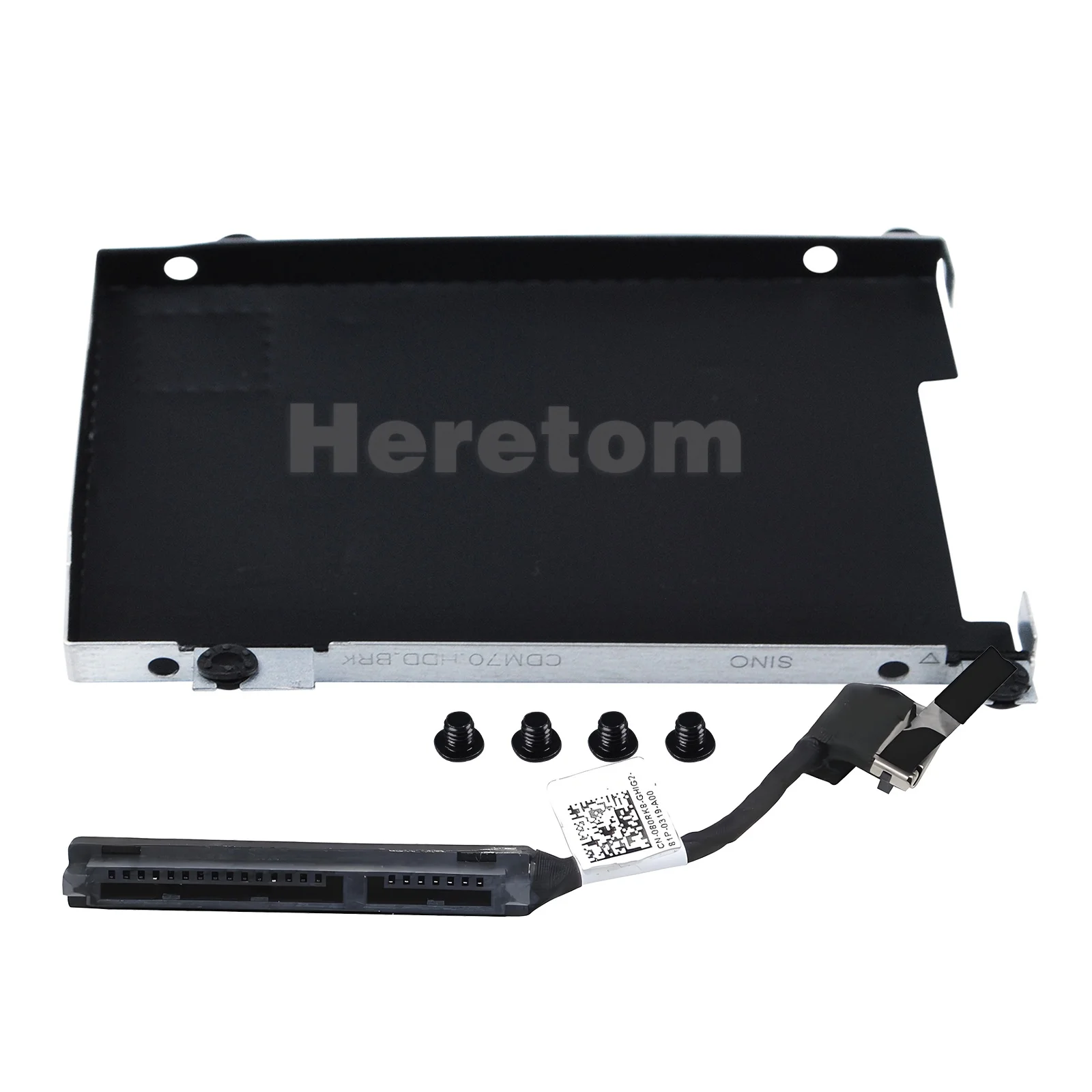 HDD Caddy Cable for Dell Latitude 5490 5491 5480 HDD Cable 80RK8 + Caddy Frame Bracket 0NDT6
