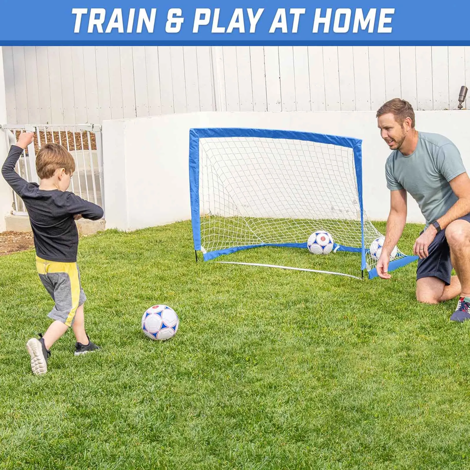 Pop Up Soccer Net Soccer Goal Daily Basic Football Training Toy for Home School Outdoor Activities