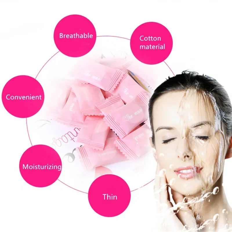 Face Mask Paper Disposable Facial Masks Papers Natural Skin Care Compressed Wrapped Masks DIY Women Makeup Face Beauty Tool