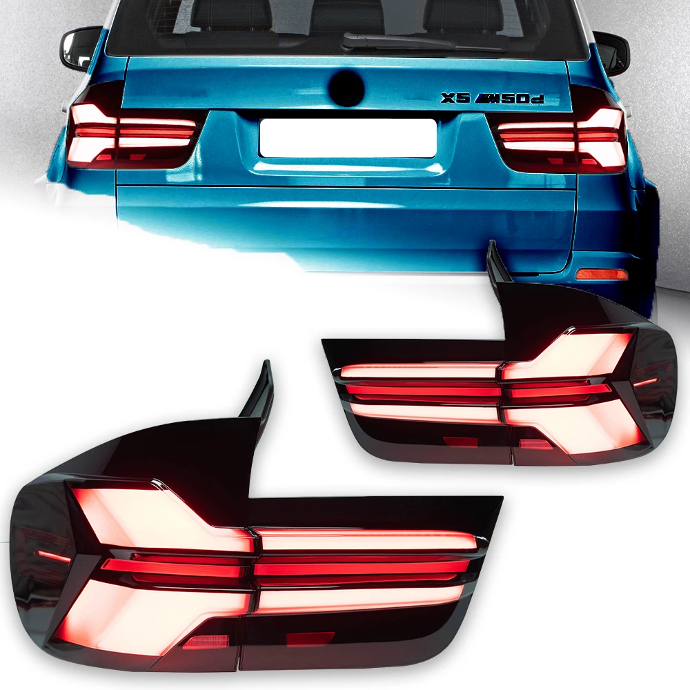 

2024 New Car Tail Light for BMW X5 Led Tail Lamp E70 X5M 2007-2013 Dynamic Signal Brake Reverse Auto Accessories