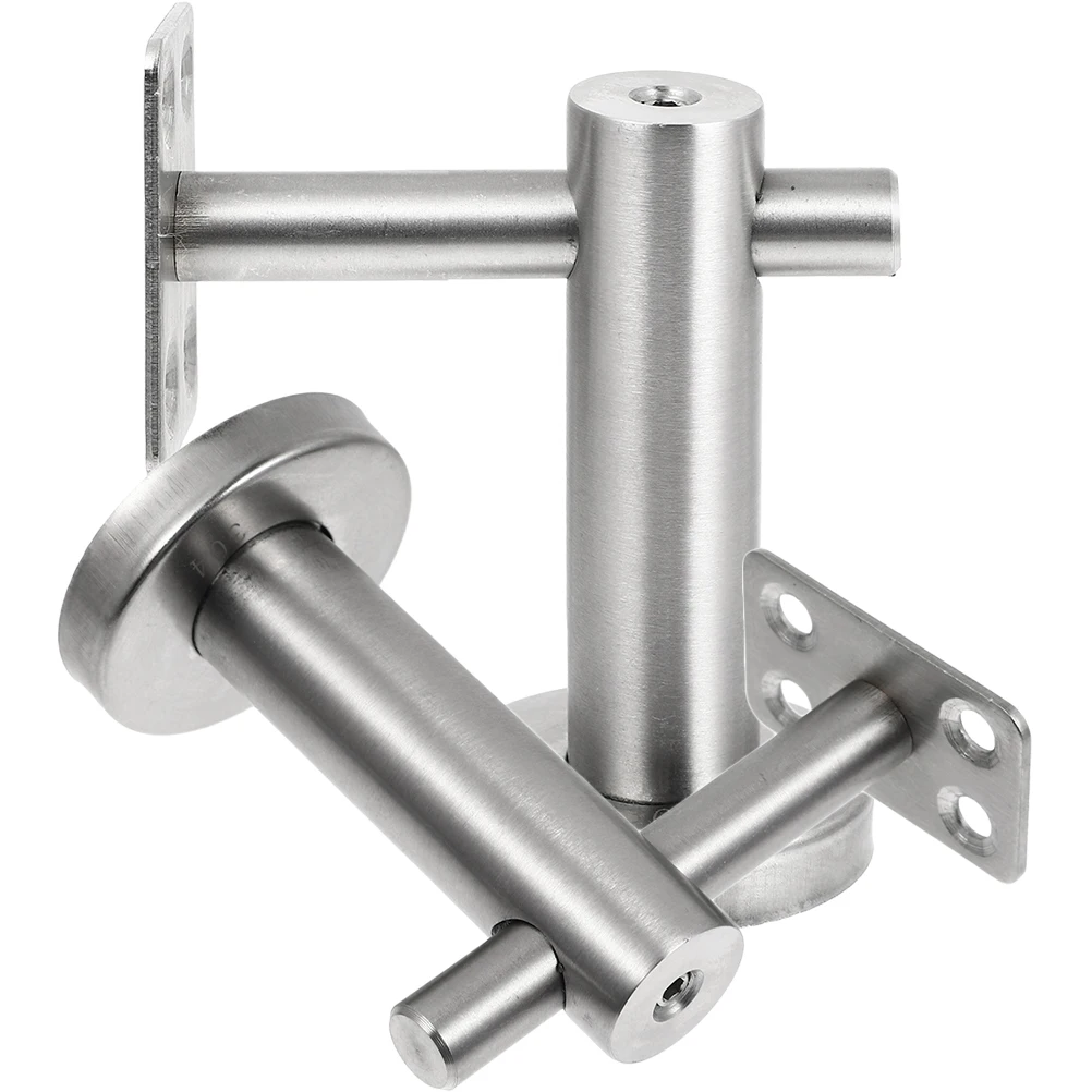 

2Pcs StainlessSteelHandrailBracket AdjustableSupportforStairBanister OfficeInterior ModernHomeConstruction Accessories