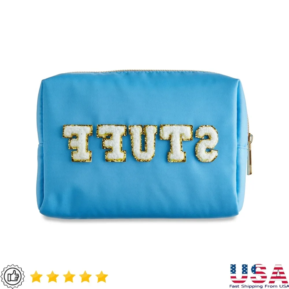 

Nylon Cosmetic Bag Blue Stuff