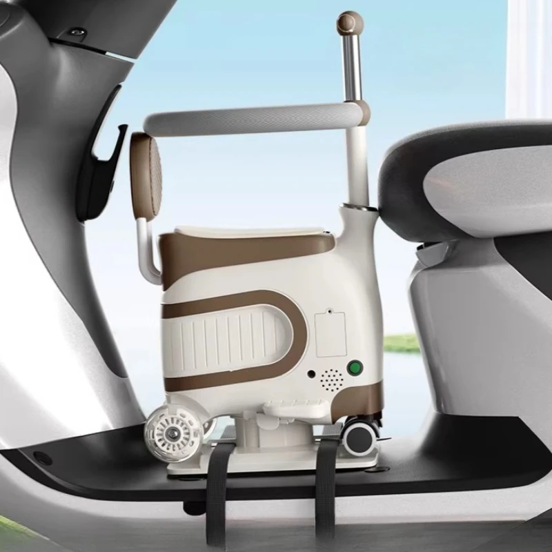 

Детское сиденье на переднюю раму с отсеком для хранения, для городских велосипедов и электровелосипедов, с защитой от опрокидывания, для безопасности ребенка