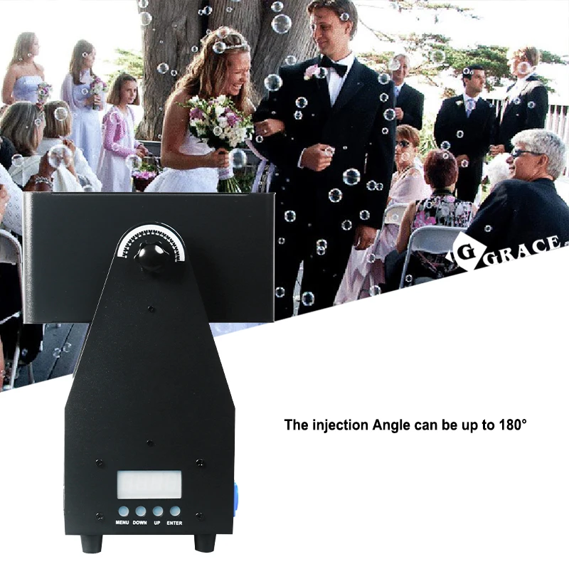 Igracelite Stage Effect Equipment 90W DMX Remote Control LED Bubble Machine Atmospheric Locust Bubble Machine